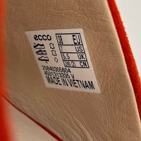 Ecco Peep Toe Slides - Picture 8 of 8